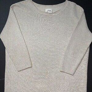 Wilfred With Silk & Cashmere Gray Top Size